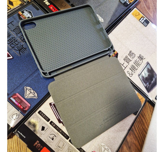 Чохол REMAX Chan Series Leather Case PT-10 for iPad Mini 6 8.3“ бежевий + відсік для стілусу