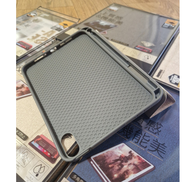 Чохол REMAX Chan Series Leather Case PT-10 for iPad Mini 6 8.3“ бежевий + відсік для стілусу