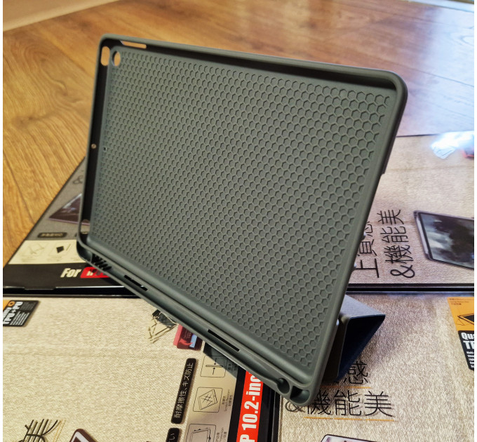 Чохол REMAX Chan Series Leather Case PT-10 for all iPad 10.2“ (2019-2022) синій + відсік для стілусу