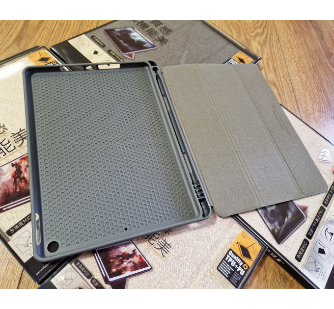Чохол REMAX Chan Series Leather Case PT-10 for all iPad 10.2“ (2019-2022) синій + відсік для стілусу