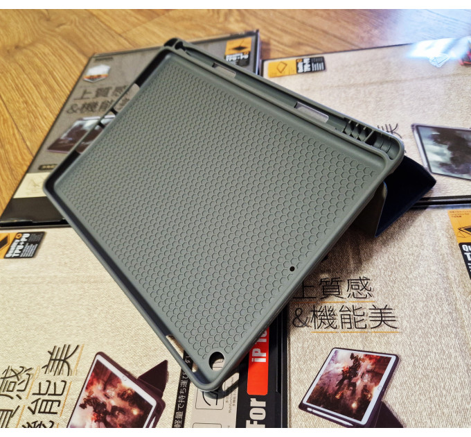 Чохол REMAX Chan Series Leather Case PT-10 for all iPad 10.2“ (2019-2022) синій + відсік для стілусу