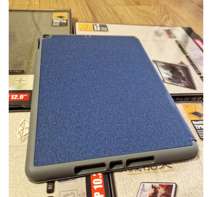 Чохол REMAX Chan Series Leather Case PT-10 for all iPad 10.2“ (2019-2022) синій + відсік для стілусу