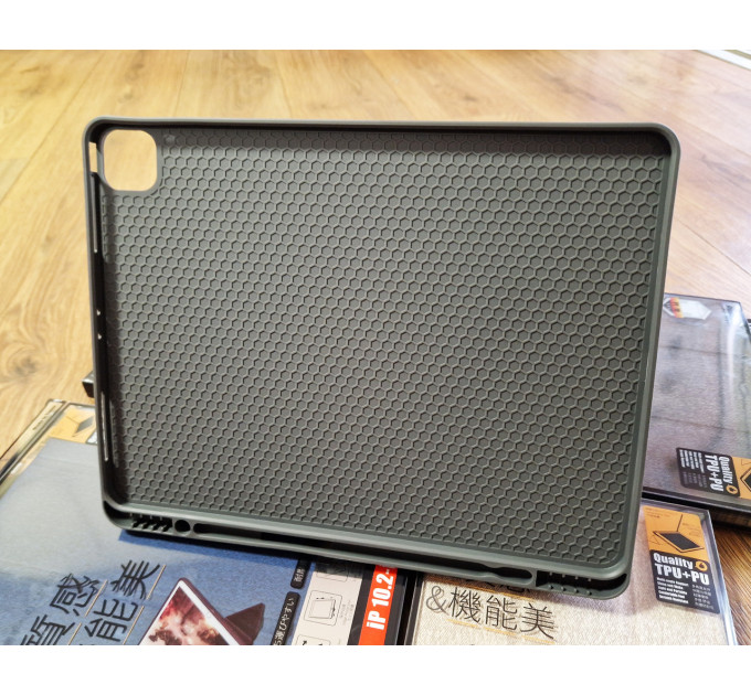 Чохол REMAX Chan Series Leather Case PT-10 for iPad Pro 12.9“ (2019-2022) бежевий + відсік для стилуса