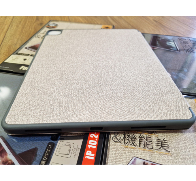 Чохол REMAX Chan Series Leather Case PT-10 for iPad Pro 12.9“ (2019-2022) бежевий + відсік для стилуса