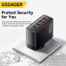 Сетевое зарядное устройство Essager 100W GAN (2xType-C + 2xUSB-A)  ES-CD37 черное