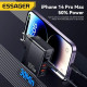 Мережевий зарядний пристрій Essager 100W GAN (2xType-C + 2xUSB-A)  ES-CD37 чорне
