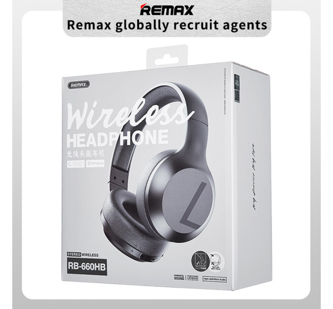 Bluetooth навушники Remax RB-660HB з мікрофоном