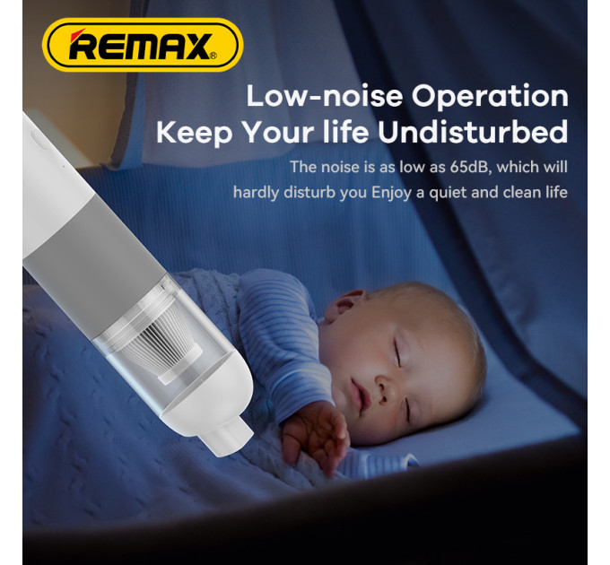 Автомобільний пилосос REMAX Car Vacuum Cleaner and Air Duster  XC-1 портативний