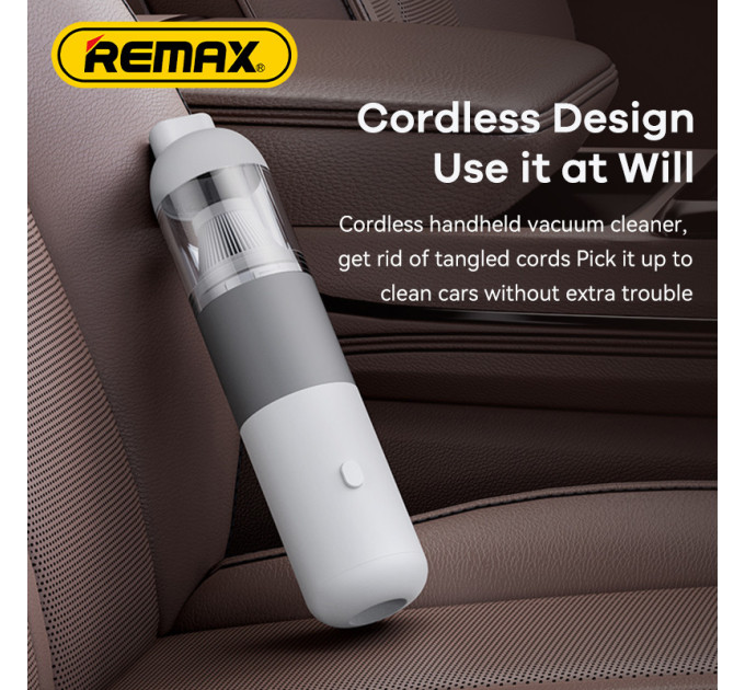 Автомобільний пилосос REMAX Car Vacuum Cleaner and Air Duster  XC-1 портативний