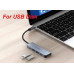 USB 3.0 хаб + конвертер HDMI 4K Qianji 5 в 1