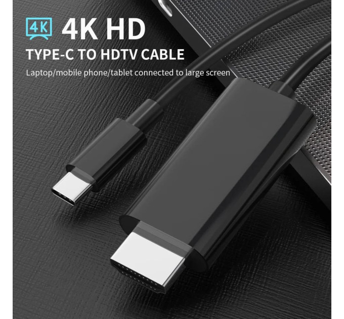 Кабель Type-C - HDMI 4К 1.8м SmartGO Thunderbolt 3 SmartGo Кабель Type-C - HDMI 4К 1.8м SmartGO Thunderbolt 3 SmartGo