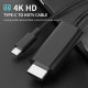 Кабель Type-C - HDMI 4К 1.8м SmartGO Thunderbolt 3 SmartGo