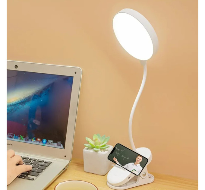Портативна лампа LedLine Comfort Reading Mini Clip регулювання яскравості Type-C