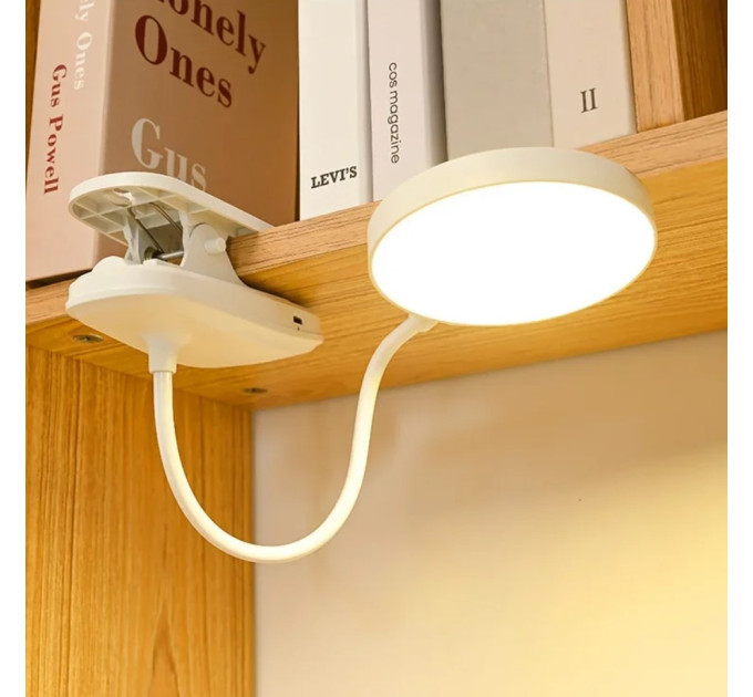 Портативна лампа LedLine Comfort Reading Mini Clip регулювання яскравості Type-C