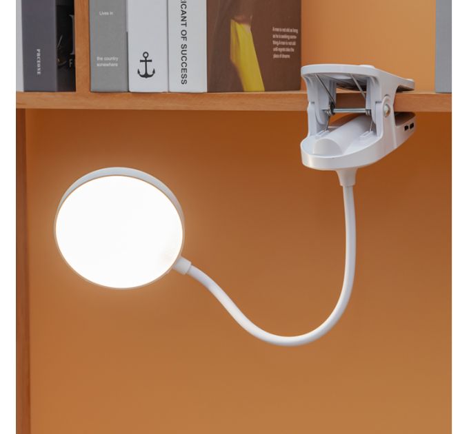 Портативна лампа LedLine Comfort Reading Mini Clip регулювання яскравості Type-C