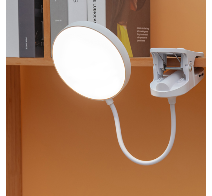 Портативна лампа LedLine Comfort Reading Mini Clip регулювання яскравості Type-C