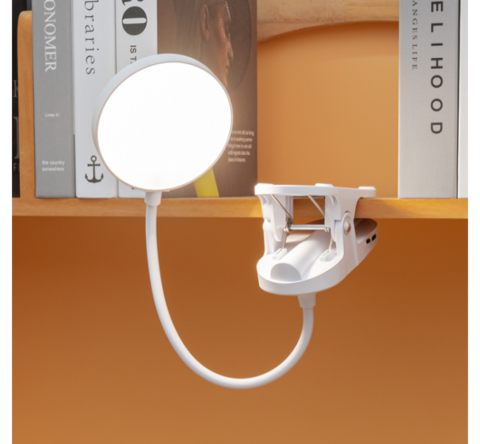 Портативна лампа LedLine Comfort Reading Mini Clip регулювання яскравості Type-C