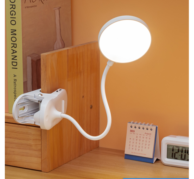 Портативна лампа LedLine Comfort Reading Mini Clip регулювання яскравості Type-C