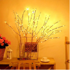 Гірлянда-гілка Brush light Золота на батарейках Гірлянда-гілка Brush light Золота на батарейках