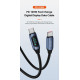 Кабель  Type-c - Type-c 100W 1М Toocki Display PD3.0 QC4.0 FCP AFC Чорний