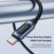 Кабель  Type-c - Type-c 100W 1М Toocki Display PD3.0 QC4.0 FCP AFC Чорний