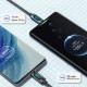 Кабель  USB - Type-c 100W Essager Display PD QC4.0 FCP AFC - 1m