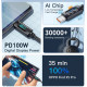 Кабель  USB - Type-c 100W Essager Display PD QC4.0 FCP AFC - 1m