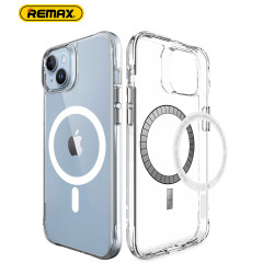 Прозорий чохол iPhone 15 MagSafe Remax Crys Series Magsafe Magnetic Phone Case RM-1690 Прозорий чохол iPhone 15 MagSafe Remax Crys Series Magsafe Magnetic Phone Case RM-1690