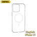 Прозрачный чехол iPhone 15 MagSafe Remax Crys Series Magsafe Magnetic Phone Case RM-1690