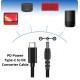 DC-DC Кабель Type-c 12V підвищуючий перетворювач з type-c 5 вольт на 12 вольт для роутера від powerbank