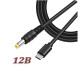 DC-DC Кабель Type-c 12V підвищуючий перетворювач з type-c 5 вольт на 12 вольт для роутера від powerbank DC-DC Кабель Type-c 12V підвищуючий перетворювач з type-c 5 вольт на 12 вольт для роутера від powerbank