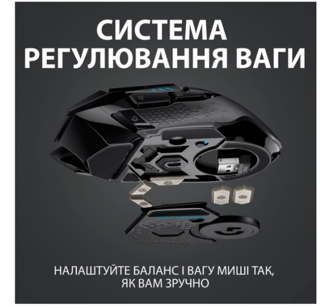 Бездротова миша Logitech G502 LIGHTSPEED Чорна