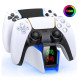 Зарядна док-станція з RGB-підсвіткою для PlayStation 5 PS5