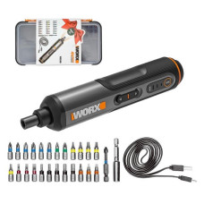 Електрична акумуляторна викрутка WORX WX240 Type-c Комплект Електрична акумуляторна викрутка WORX WX240 Type-c Комплект